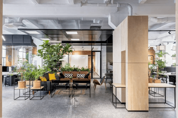 Co-working & Open Office Area Design