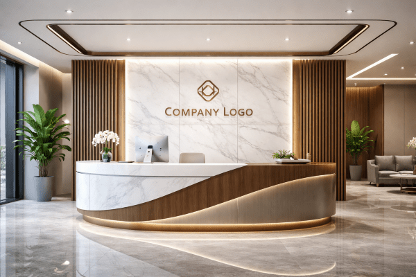 Custom Reception Desk Design