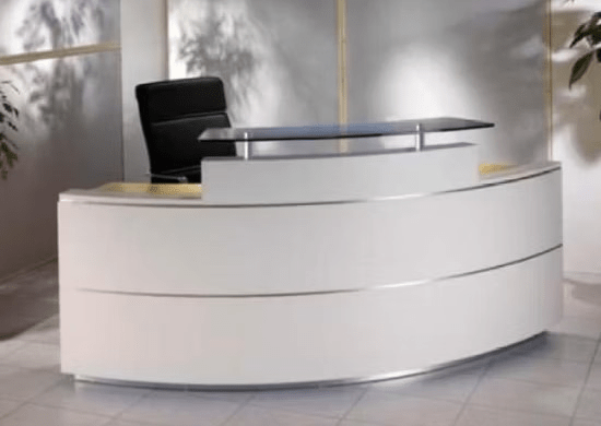Small Office Reception Counter Design