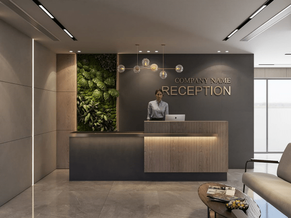 Small Office Reception Design